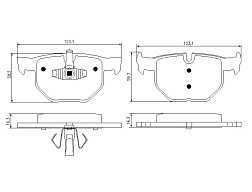 Pedders SportsRyder EURO kevlar-keramické brzdové destičky