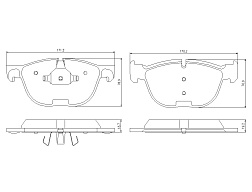 Pedders SportsRyder EURO kevlar-keramické brzdové destičky