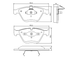 Pedders SportsRyder EURO kevlar-keramické brzdové destičky