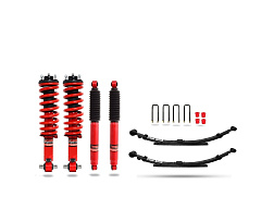 Pedders Lowering Kit with With Assembled Foam Cell struts and Adjustable Foam Cell Shocks. Ford Ranger 2023 on. 3.0 V6 models