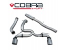 COBRA Sport Cat Back výfuk pro Ford Focus RS MK3 2015+ (bez regulace)