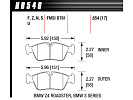 Brzdové destičky Hawk Performance HT-10 –závodní směs BMW Z3, Z4