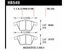 HAWK HP Plus PŘEDNÍ brzdové destičky MAZDA 3 MPS