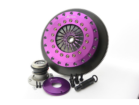 Xtreme Performance - 230mm Rigid Ceramic Twin Plate Clutch Kit Incl Flywheel & CSC 1800Nm