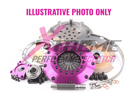 Xtreme Performance - 200mm Rigid Ceramic Twin Plate Clutch Kit Incl Flywheel & CSC 1200Nm