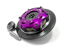 Xtreme Performance - 184mm Rigid Ceramic Twin Plate Clutch Kit Incl Flywheel 1220Nm