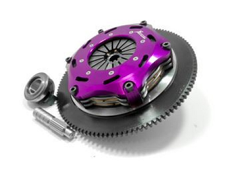 Xtreme Performance - 184mm Rigid Ceramic Twin Plate Clutch Kit Incl Flywheel 1220Nm