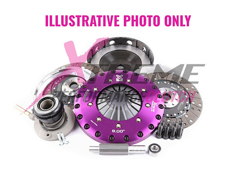 Xtreme Performance - 230mm Organic Twin Plate Clutch Kit Incl Flywheel & CSC 1200Nm