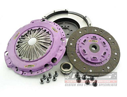 Spojková sada Xtreme Clutch Organic zesílená včetně setrvačníku 380 Nm 720 kg (20 % navýšení) – konverze na jednohmotový setrvačník