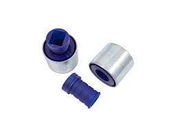 SuperPro sada předních spodních řídicích ramen – vnitřní zadní silentbloky (80 duro/ShA)