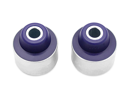 SuperPro sada vnitřních vyosených silentbloků předního spodního řídicího ramene (80 duro/ShA)