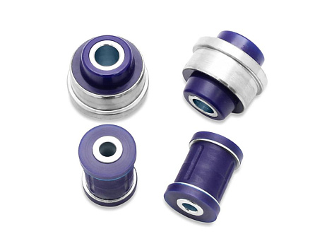 SuperPro sada vnitřních silentbloků předního spodního řídicího ramene (přední a zadní) (80 duro/ShA)