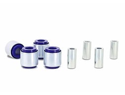 SuperPro sada silentbloků zadního zadního řídicího/vlečného ramene odklonu kol (80 duro/ShA)