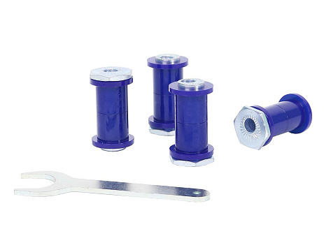 SuperPro sada silentbloků vlečného ramene zadní nápravy (80 duro/ShA)