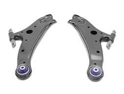 SuperPro sada předních spodních řídicích ramen se silentbloky (80 duro/ShA)