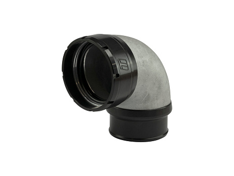 Turbo Adapter Compressor Outlet 2.50" to 90 Elbow Hose Barb 2.50"
