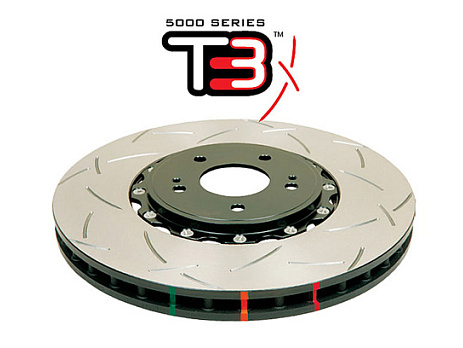 Brzdový kotouč DBA 5000 Series T3 Stříbrný střed