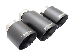 Xforce 4" černé koncovky (pouze pro Xforce systém, nepasuje na OEM)