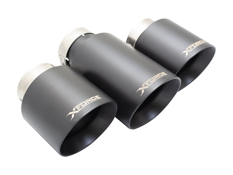 Xforce 4" černé koncovky (pouze pro Xforce systém, nepasuje na OEM)