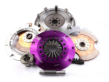 Spojková sada Xtreme Clutch - 200mm Rigid Ceramic Twin Plate včetně setrvačníku 1200Nm