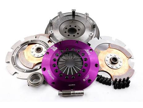Spojková sada Xtreme Clutch - 200mm Rigid Ceramic Twin Plate včetně setrvačníku 1200Nm