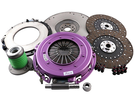 Spojková sada Xtreme Clutch - 270mm Organic Twin Plate včetně setrvačníku & CSC 1300Nm
