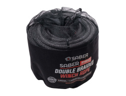 SaberPro Double Braided 30M Winch Rope (black)