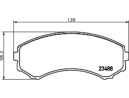 Pedders TrakRyder Kevlar keramické brzdové destičky