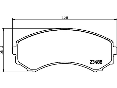Pedders TrakRyder Kevlar keramické brzdové destičky
