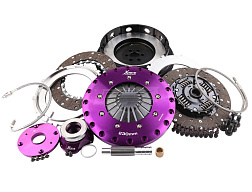 Spojková sada Xtreme Clutch - 230mm Sprung hub Organic Twin Plate včetně setrvačníku & CSC 1000Nm