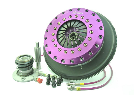 Spojková sada Xtreme Clutch - 230mm Rigid Ceramic Twin Plate včetně setrvačníku a CSC 1800Nm