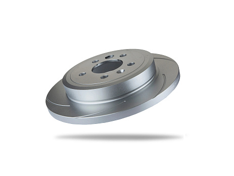 Pedders Drážkovaný brzdový kotouč s povrchovou úpravou Geomet