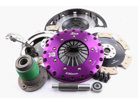 Spojková sada Xtreme Clutch - 230mm Rigid Ceramic Twin Plate včetně setrvačníku a CSC 1800Nm