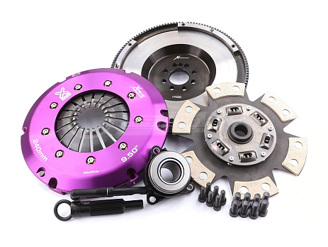 Spojková sada Xtreme Clutch RACE Ceramic zesílená (-1R) včetně setrvačníku a CSC 910Nm