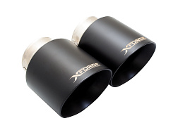 Xforce 4" černé koncovky (pouze pro Xforce systém, nepasuje na OEM)