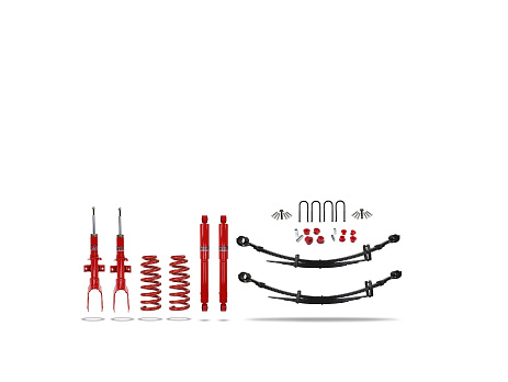 Pedders 1,5" zesílený zvýšený podvozek s tlumiči Foam Cell pro Volkswagen Amarok 4válcové modely