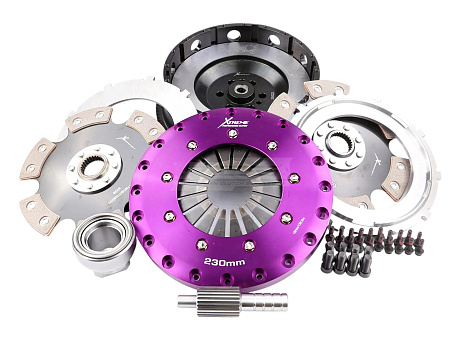 Spojková sada Xtreme Clutch - 230mm Rigid Ceramic Twin Plate včetně setrvačníku 1800Nm