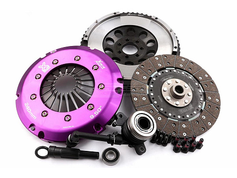 Xtreme Clutch Xtreme Performance – spojková sada s tuhou organickou lamelou, včetně setrvačníku a CSC — Renault Megane