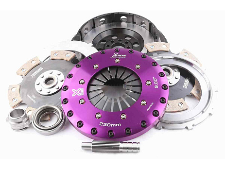 Spojková sada Xtreme Clutch - 230mm Rigid Ceramic Twin Plate včetně setrvačníku 1800Nm