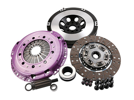 Spojková sada Xtreme Clutch Organic zesílená včetně setrvačníku 460 Nm – konverze na jednohmotový setrvačník