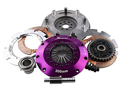 Spojková sada Xtreme Clutch - 200mm Ceramic Twin Plate včetně setrvačníku 1200Nm