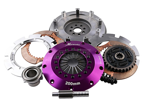 Spojková sada Xtreme Clutch - 200mm Ceramic Twin Plate včetně setrvačníku 1200Nm