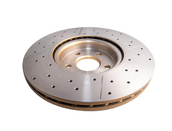 Brzdový kotouč DBA Street Series X Gold Vrtaný a Drážkovaný