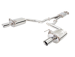 Xforce 2.5" cat-back výfukový systém, 304 nerezová ocel Ford Mustang ecoboost 2014-2017