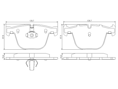 Pedders SportsRyder EURO kevlar-keramické brzdové destičky
