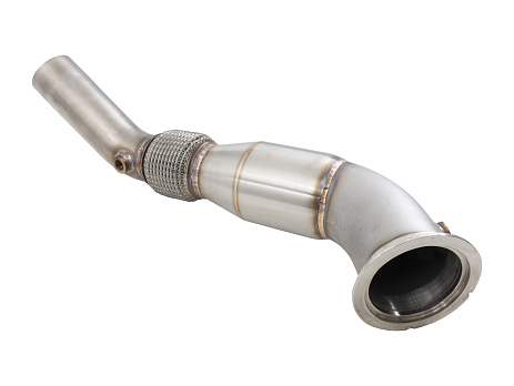 Xforce 4"-3" downpipe s High-Flow katalyzátorem, 304 nerez (pouze pro závodní a offroad použití) Toyota Yaris GR