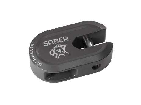 Saber 7075 Alloy Winch Shackle Short - Cerakote Grey