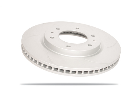 Pedders Slotted Geomet Coated Rotor