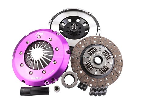 Spojková sada Xtreme Clutch Organic zesílená včetně setrvačníku 600 Nm – konverze na jednohmotový setrvačník