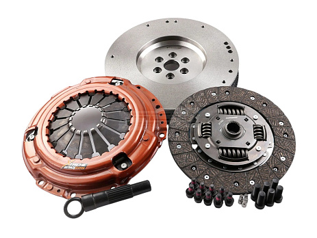 Spojková sada Xtreme Clutch Organic zesílená 250 Nm – konverze z dvouhmotového na jednohmotový setrvačník